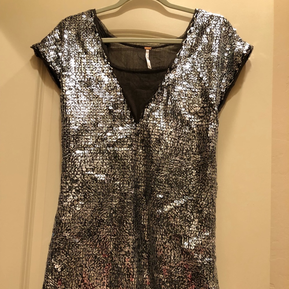 Free people sequin mini dress
